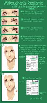 Sai Semi Realistic Skin Coloring Tutorial Part 3 By Mikouchan Deviantart Com On Deviantart Coloring Tutorial Realistic Drawings Tutorial