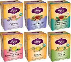 Yogi Tea Office Favorites 6 Flavor Variety Pack Pack Of 6 96 Tea Bags Total Yogi Tea Organic Herbal Tea Energy Tea