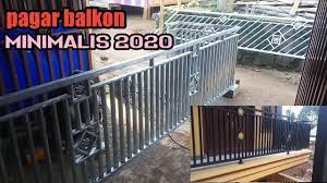 Model pagar balkon minimalis terbaru from seon.co.id terdapat sedikit balkon di atas garasi, untuk memberikan efek luwes agar tidak kaku atau tampak. Pagar Balkon Minimalis Model Baru 2020 Youtube