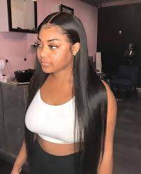 Straight Hairstyles For Black Women 100 Unprocessed Virgin Remy Human Hair Sew I Straight Weave Hairstyles Virgin Brazilian Straight Hair Straight Hairstyles