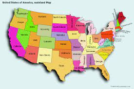 Our united states wall maps are colorful, durable, educational, and affordable! Create Custom United States Of America Mainland Map Chart With Online Free Map Maker Color United States Of Am In 2021 United States Map Map United States Of America