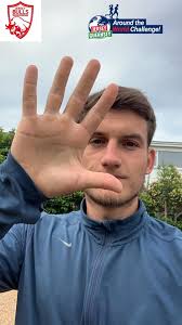 Bulls Midfielder Jonny Le Quesne has been out and done his bit to help  Jersey beat Guernsey across the world this morning! 👏👏 Get out  walking/running and tag us in your photos -