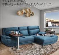 カウチソファ インペリアル3 -ART/グレー