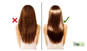 Also, straight hair can be worn free flowing or styled in numerous ways. Home Remedies To Get Straight Hair Top 10 Home Remedies Thick Hair Remedies Straight Hairstyles Coconut Oil Hair