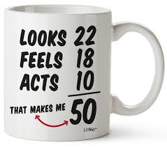 Explore the best 50th birthday gift ideas for men, men. 50th Birthday Gifts For Women Fifty Years Old Men Gift Mug Happy Funny 50 Mens Womens Womans Wifes Female Man Best Friend 1969 Male Unique Mugs Ideas 69 Woman Wife Gag Dad