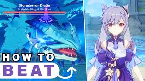 How To Beat Stormterror Dvalin World Boss Guide Genshin Impact Youtube