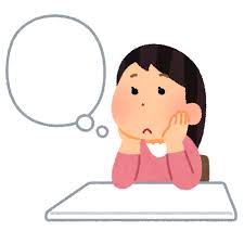 いろいろな考え事をしている人たちのイラスト（ふきだし） | かわいい ...