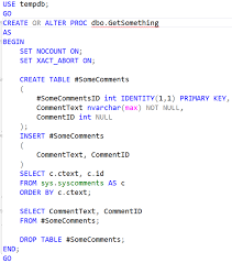 Avoiding Invalid Object Name Errors With Temporary Tables For Biztalk Reporting Services And Apps Using Set Fmtonly The Bit Bucket