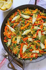 Vegetable Paella The Simple Veganista Vegan Spanish Recipes Vegetable Paella Recipe Paella Recipe
