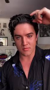 Elvis Presley and Melvin Combs