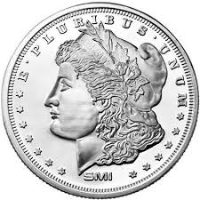 1 Oz Smi Morgan Silver Rounds And 2015 1 Oz Silver Great Horned Owl Coin On Sale Silver Rounds Silver Bullion Coins