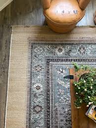We decided to layer it with a simple jute rug that was a few inches wider, and we love how they work together. Rug Layering Tips Tricks Abigail Amira Home