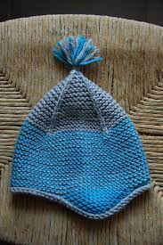 Ravelry Project Gallery For Garter Ear Flap Hat Pattern By Purl Soho Ear Flap Hats Baby Boy Knitting Patterns Baby Hats Knitting