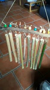 Zvoncki Zvoncki In 2020 Bamboo Diy Diy Wind Chimes Wood Wall Art Diy
