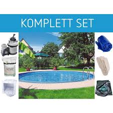 Stahlwandpool Rund 3 50 X 1 20 M Komplettset 875 00