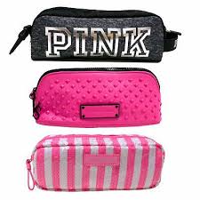 Victorias Secret Makeup Bag Pouch Cosmetic Pencil Case Pink Travel Vs New Nwot Makeup Bag Victoria Secret Makeup Beauty Cosmetics Bag