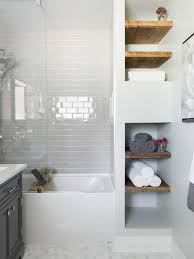 The guest bathroom design of our modern chicago townhome is an all white bathroom with a bright and calming feel. Space Saver Scandinavian Bathroom Chicago By Morgan Mcmurphy Renovation Design Houzz