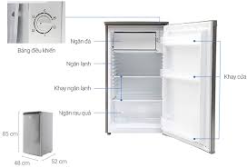 Kích thước tủ lạnh tất cả các dòng mini, 1 cánh, 2 cánh, 4 cánh ...