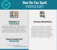 This protection spell uses different ingredients like herbs and crystals for their protective magical correspondences. Correct Spelling For Protector Infographic Spellchecker Net