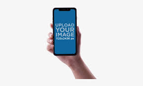 Maybe you would like to learn more about one of these? Woman Hand Holding An Iphone X Mockup Against A Transparent Hand Holding Iphone X 640x480 Png Download Pngkit