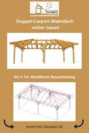 Carport Selber Bauen Anleitung Sofort Download Als Pdf Datei Carport Zeichnung Holzgarage Selber Bauen Carport Selber Bauen Carport Carport Bauplan