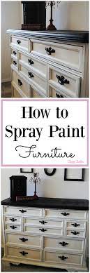 How To Spray Paint Furniture Classy Clutter