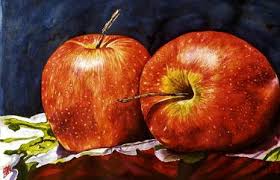 Back to red paint colors. Red Apple Paintings For Sale Saatchi Art