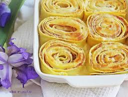 Nidi di tagliatelle al forno in bianco. Nidi Di Rondine Cotto E Formaggio Idee In Pasta