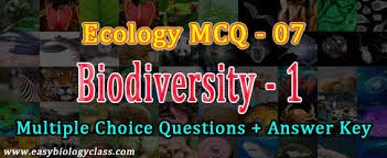 Biodiversity Mcq Biodiversity Mcq Ecology