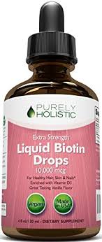 Vitamins, such as vitamin d, are needed to reduce hair loss fact: Extra Strength 10000mcg Biotin Liquid Drops 120 Servings Double Size Vegan Friendly Biotin Oil Serum With Vitamin D3 Supports Healthy Hair Growth Strong Nails And Glowing Skin Buy Online In Grenada At
