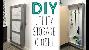 Bring a broken broom back to life with the bring a broken broom back to life with the. Diy Utility Storage Cabinet Shanty 2 Chic