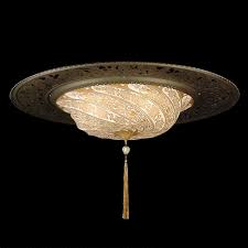The method consists of shielding by overhead ground wires, masts, or rods (franklin's rods). Scudo Saraceno Glass Ring Ceiling Light Fixture By Venetia Studium Lc G 096sac 2 Gc