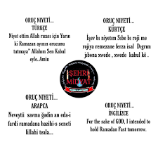 Peki, oruca nasıl ve ne zaman niyet edilir? Facebook
