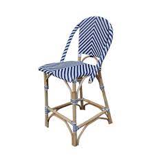 Butler specialty renata rattan bar stool. Home Bazar Stripe Parisian Bar Chair Bunnings Australia