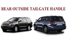 How to open broken rear door latch of toyota sequoia 2003 please comment below and subscribe! Amazon Com Yitamotor Tailgate Handle Compatible With 1998 2003 Toyota Sienna 2001 2007 Toyota Sequoia Rear Door Latch Replacement 69090 08010 Automotive