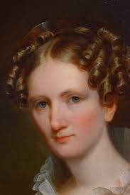 American Artist Portrait German Lady 19th Century Oil Painting by J.  Eichholtz