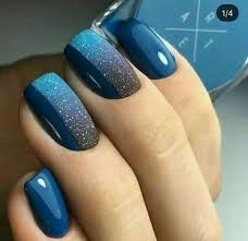 Black And Blue Ombre Nails Bluehost Com Unhas Azuis Unhas Bonitas Unhas Desenhadas