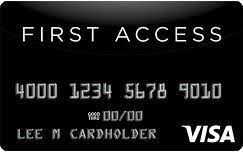 Check spelling or type a new query. First Access Visa Card Review