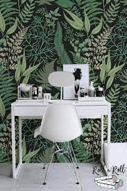 Herbs Dark Floral Wallpaper Botanical Wallpaper Removable Wallpaper Green Wall Decor Dark Floral Wall Mural Wall Decal Greenery 5 Green Wall Decor Green Floral Wallpaper Floral Wallpaper