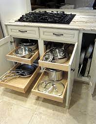 Uco's suggestion to put water in the pan is a good practice to do when cooking meat and fish. Pull Out Drawers Under Stove For Pots And Pans Kitchen Renovation Design Kitchen Drawers Luxury Kitchen Island
