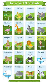 Free Printable Zoo Animal Flash Cards Download Them In Pdf Format At Http Flashcardfox Com Download Z Animal Flashcards Learning English For Kids Flashcards