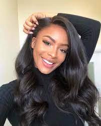 Beautiful Long Wavy Hairstyles Wigs For Black Women Lace Front Wigs Human Hair Wigs Buy Now Haar Styling Wellige Frisuren Naturliche Frisuren