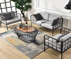 This sofa is made of high quality wrought iron and fabric. Sofa Sets Cubic Sofa Manufacturer From Mumbai