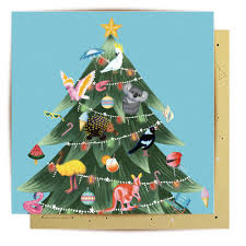 Christmas day celebrates the nativity of jesus, the date of which according to tradition took place on december 25th 1 bc. Greeting Card Australian Christmas Tree La La Land