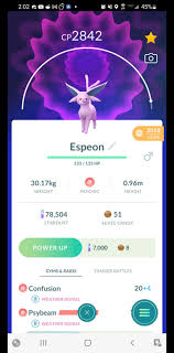 Shiny Umbreon ( Maxed Out To Level 50 ) ( Two Charged Moves ) Pokemon Trade  Go | Ebay