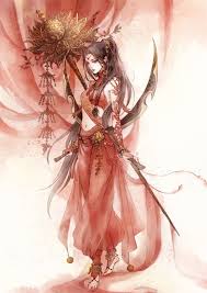 Fantasy Peerless Beauty Chinese Art Girl Anime Art Girl Art