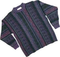 Vintage 90 S Purple Geometric Scotland Wool Blend Sweater By Nor Easterly Trad Free Shipping Thrilling