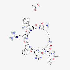 Melanotan II acetate | C52H73N15O11 | CID 91971817 - PubChem