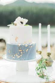 20 Simple Elegant Wedding Cakes For Spring Summer 2021 Emmalovesweddings Light Blue Wedding Cake Pretty Wedding Cakes Simple Wedding Cake