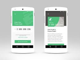 Menote Promo Code Material Coding Apps Android Material Design Coding
